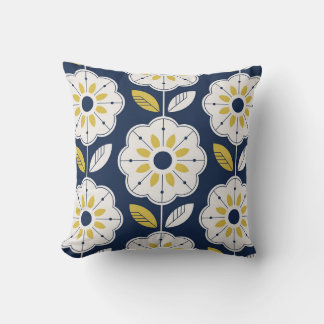Bloemen Scandinavisch stijl naadloos patroon Kussen