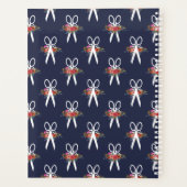 Bloemen Schaar Hair Stylist Salon Afspraak Planner (Achterkant)