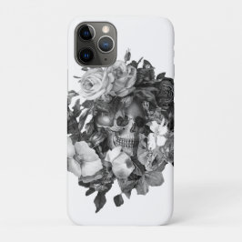  Bloemen Schedel Classic  iPhone 11 Pro Hoesje