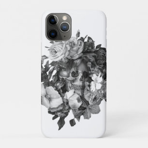  Bloemen Schedel Classic  iPhone 11 Pro Hoesje