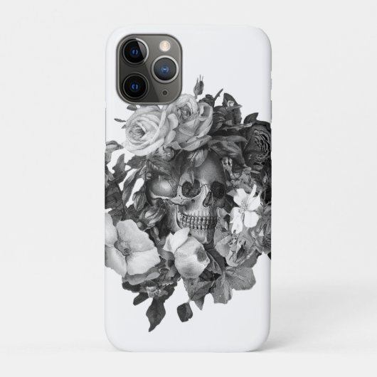  Bloemen Schedel Classic  Case-Mate iPhone Case (Achterkant)