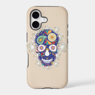 bloemen schedel iphone