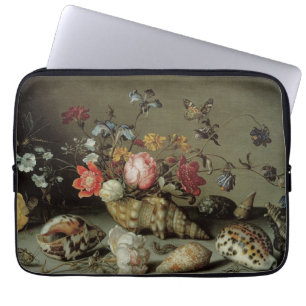 Bloemen, Schelpen en Insecten Balthasar van der As Laptop Sleeve