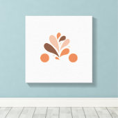 Bloemen schilderen op canvas (Insitu (Houten vloer))