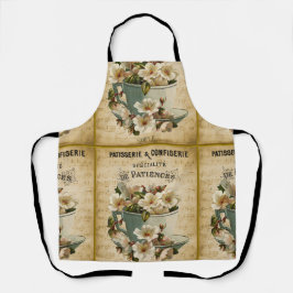 Bloemen schilderij van de bakkerij in Frankrijk Schort