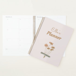 Bloemen Scrapbook Taped Flowers Naam Planner