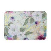 Bloemen seafoam groen waterverf script badmat (Voorkant)