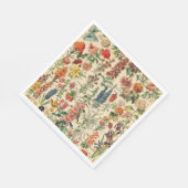 bloemen servet (Hoek)