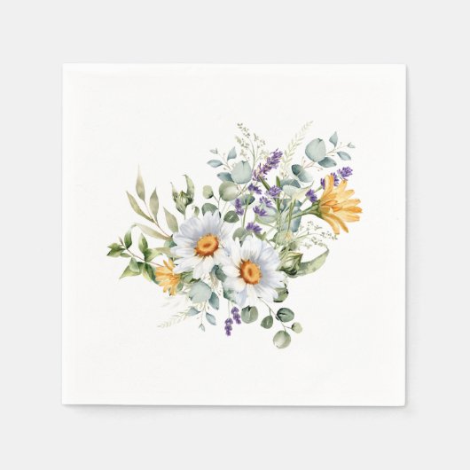 bloemen servet (Voorkant)