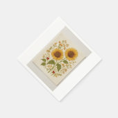 Bloemen Servet Set (Hoek)