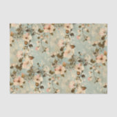 Bloemen Shabby Chic Pastel Decoupage Tissuepapier (Voorkant)