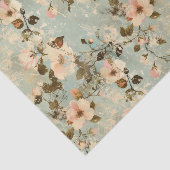 Bloemen Shabby Chic Pastel Decoupage Tissuepapier (Detail)