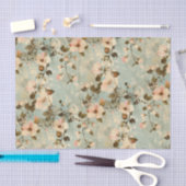 Bloemen Shabby Chic Pastel Decoupage Tissuepapier (Craft)
