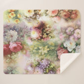  bloemen sherpa deken (Voorkant (horizontaal))