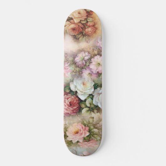 bloemen skateboard (Voorkant)