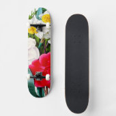 bloemen skateboard (Voorkant)