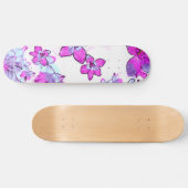 bloemen skateboard (Horizontaal)