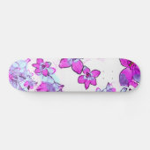 bloemen skateboard (Horizontaal)