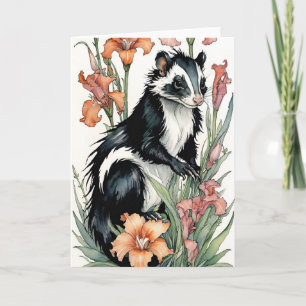 Bloemen Skunk Fumes Skunky Art Skunks Bloemen Kaart