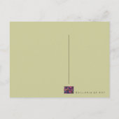 Bloemen spelen ~ Briefkaart / Uitnodiging (Achterkant)