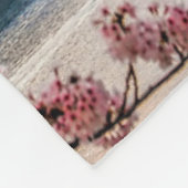 Bloemen | Spring Cherry Blossom Japan Fleece Deken (Hoek)
