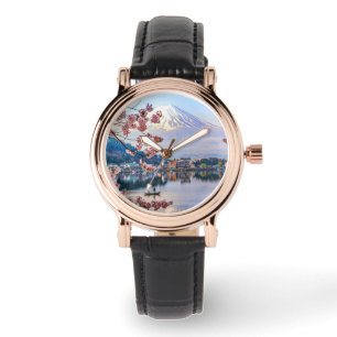 Bloemen   Spring Cherry Blossom Japan Horloge