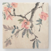 Bloemen Stenen Onderzetter (Voorkant)