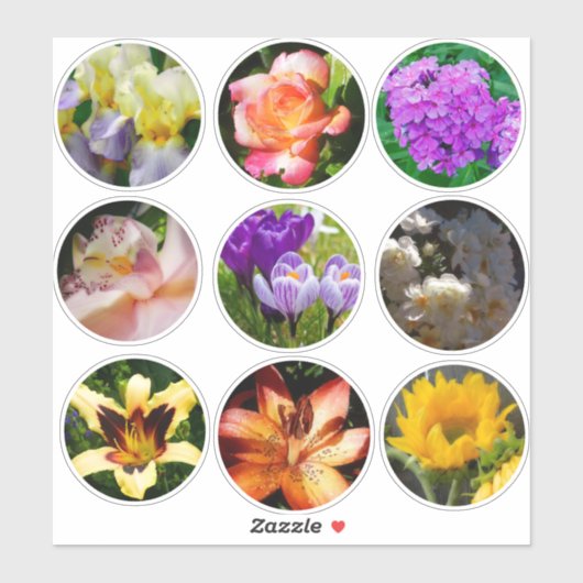 Bloemen Sticker (Vel)