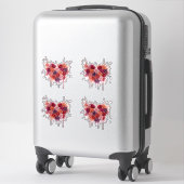 Bloemen Sticker (Koffer)