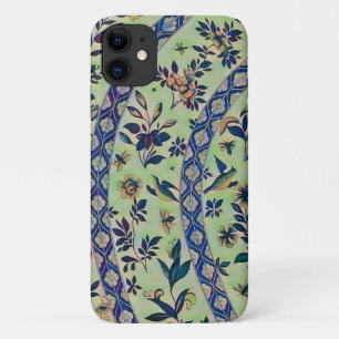  Bloemen Streep Telefoonhoesje iPhone 11 Hoesje