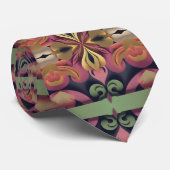 bloemen stropdas (Opgerold)