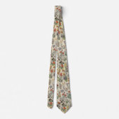  bloemen stropdas (Achterkant)