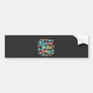 Bloemen Subtiele Anti Trump 8647 Anti Maga Bumpersticker