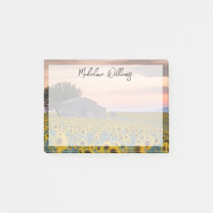 Bloemen   Sunflower Field Provence, Frankrijk Post-it® Notes