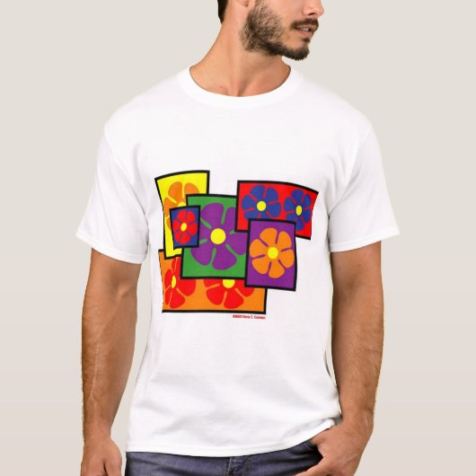 bloemen t-shirt (Voorkant)
