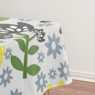 bloemen tafelkleed