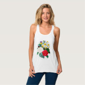 bloemen tanktop (Volledige Voorkant)