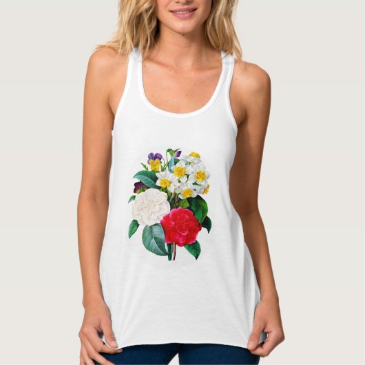 bloemen tanktop (Voorkant)