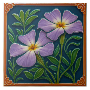 Bloemen Tegel Tegeltje