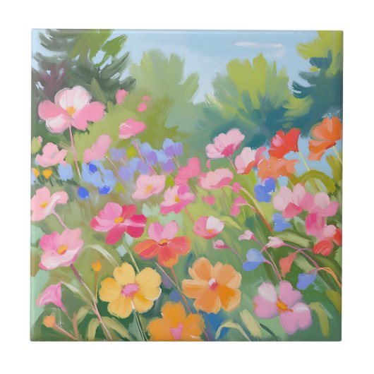 Bloemen Tegeltje (Voorkant)