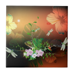 Bloemen Tegeltje
