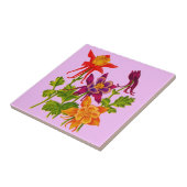 bloemen tegeltje (Zijkant)