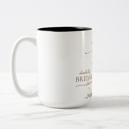 Bloemen Terracotta en Tequila bruidsmeisje Mok (Links)