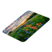 Bloemen | Texas Bluebonnets & Indian Paintborstel Magneet (Linkerzijde)
