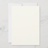 Bloemen Thanksgiving Diner Invitation Groen Kaart (Achterkant)