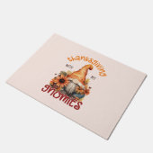 Bloemen Thanksgiving met mijn Gnomies Deurmat (Schuin)