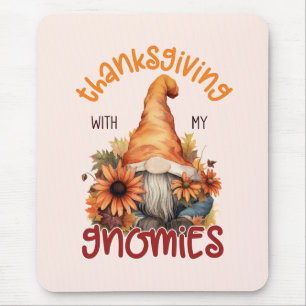 Bloemen Thanksgiving met mijn Gnomies Muismat
