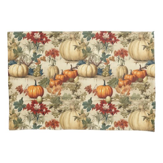 Bloemen Thanksgiving  Patroon (10) Kussensloop (Voorkant-Links)