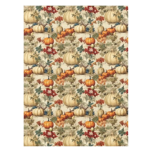 Bloemen Thanksgiving Patroon (10) Tafelkleed (Voorkant)