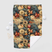 Bloemen Thanksgiving Patroon (12) Golfhanddoek (Insitu)